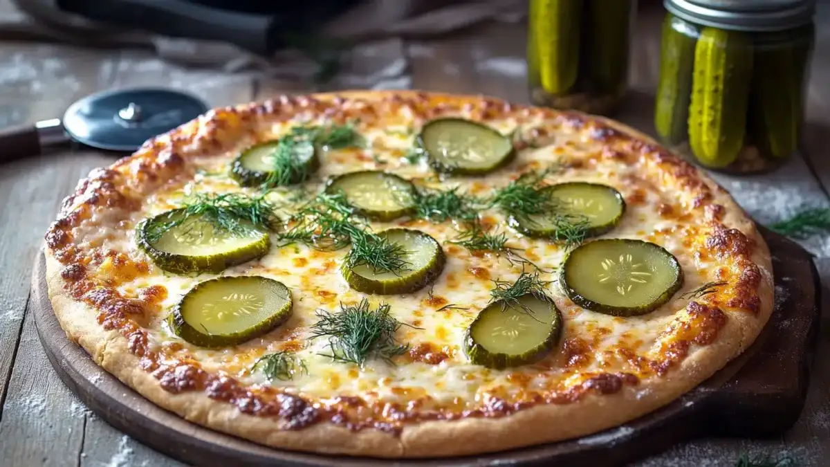 Crunchy, Cheesy Pickle Pie Pizza: Dare to Try