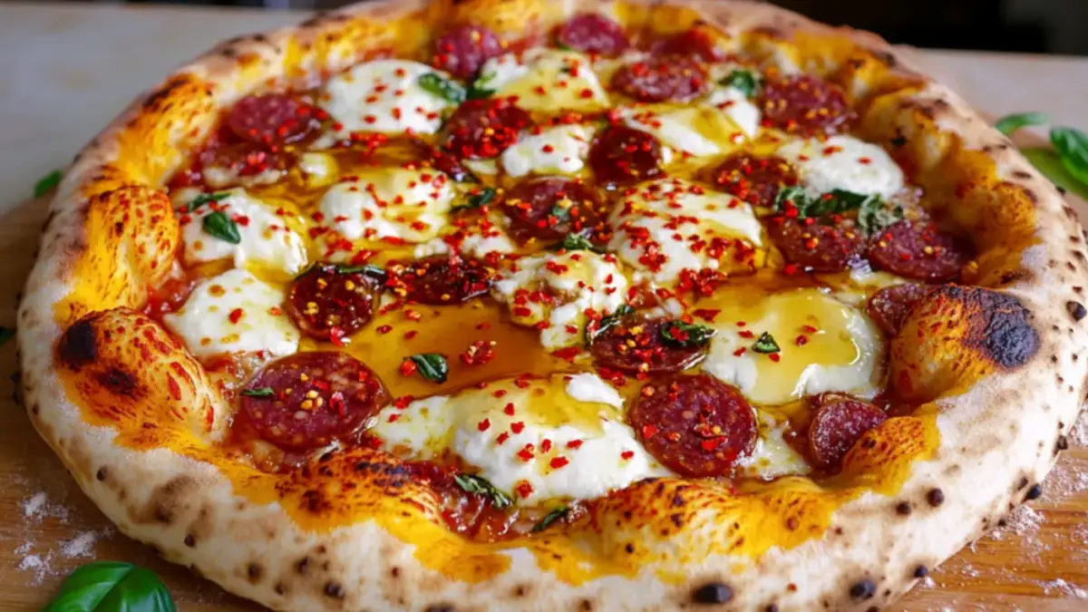 Sweet & Spicy Honey Stung Pizza
