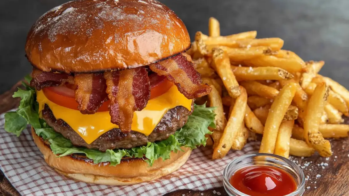 Delicious Burgers and Fries Recipe & Variations