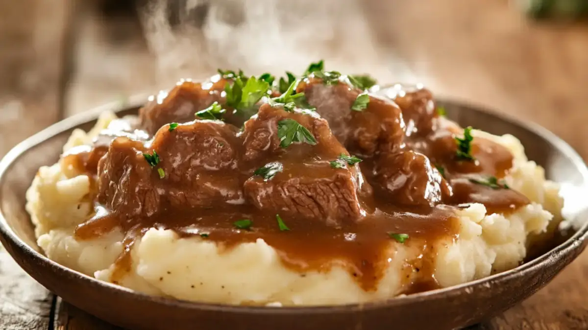 Easy & Delicious No Peek Beef Tips Recipe