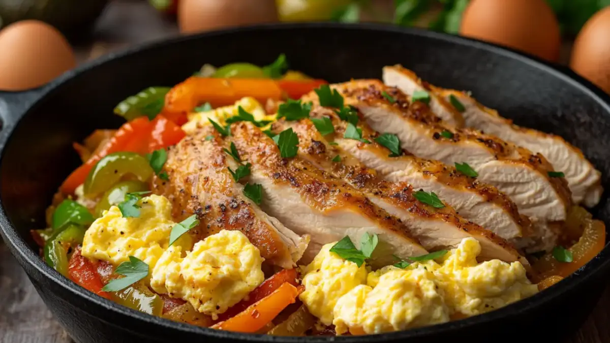 Delicious Turkey and Eggs For Breakfast