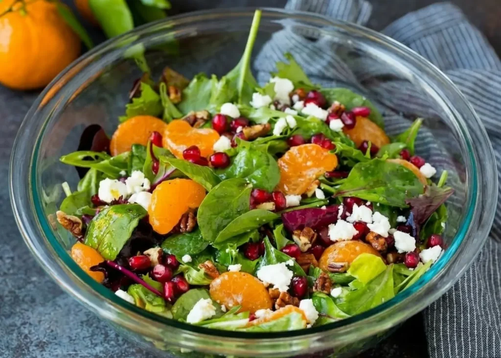 bowl of Christmas Salad Recipe