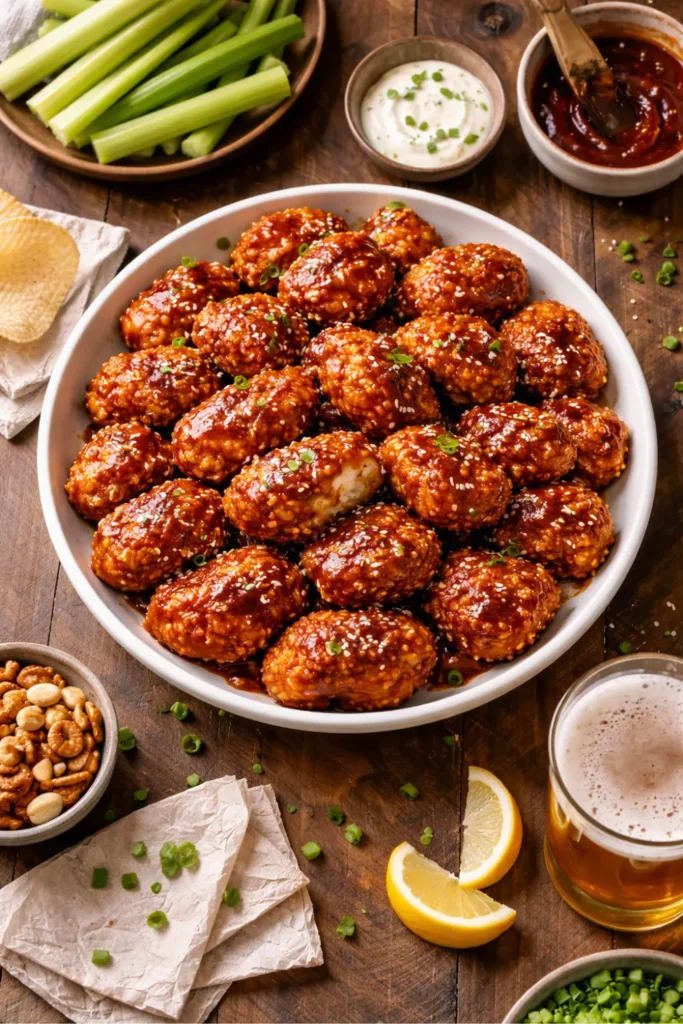 Baked Honey BBQ Chicken Bites – Crispy Popcorn Chicken (No Frying)