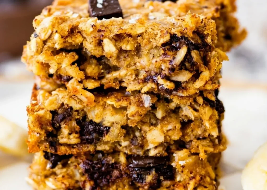 Banana Oatmeal Bars