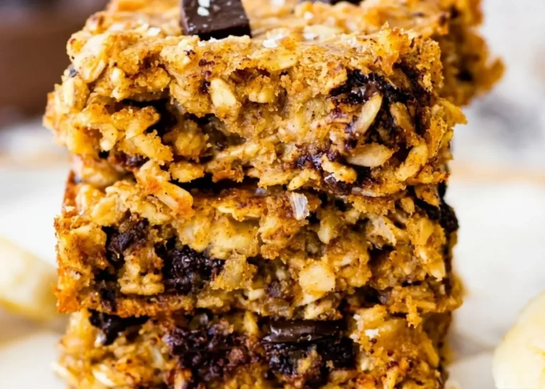 Banana Oatmeal Bars