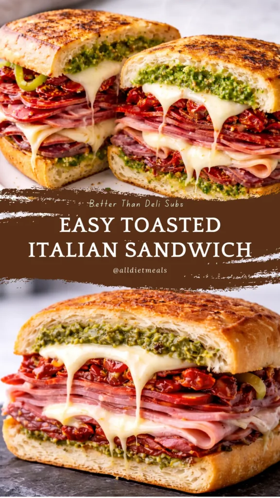 Easy Toasted Italian Sandwich