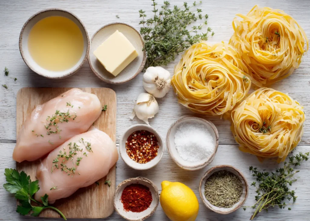 Cowboy Butter Chicken Pasta Ingredients