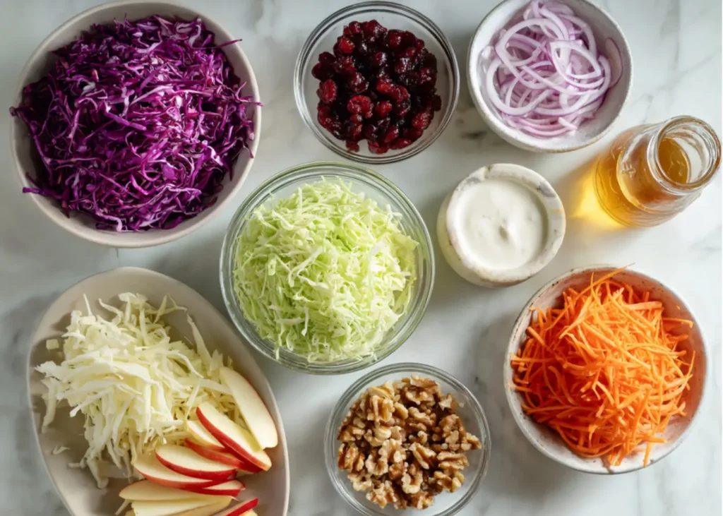 Cranberry Apple Coleslaw Recipe | Perfect Holiday Side Dish