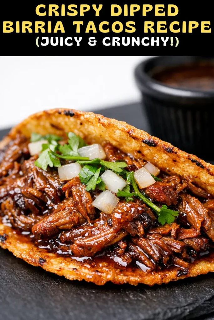 Easy Crock Pot Birria Tacos (Set It & Forget It!)