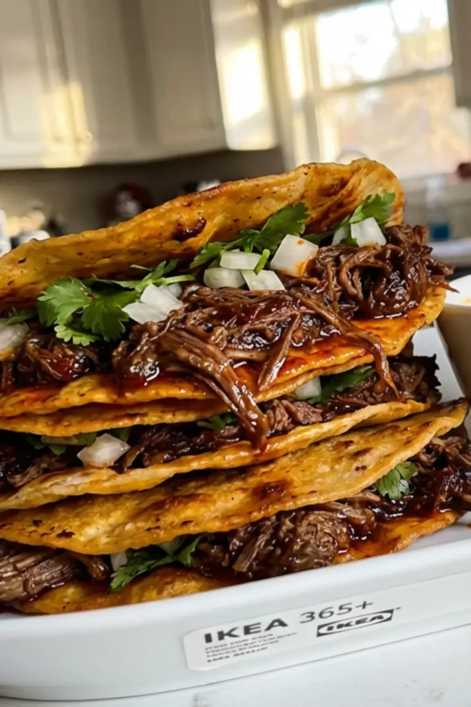 Crock Pot Birria Tacos
