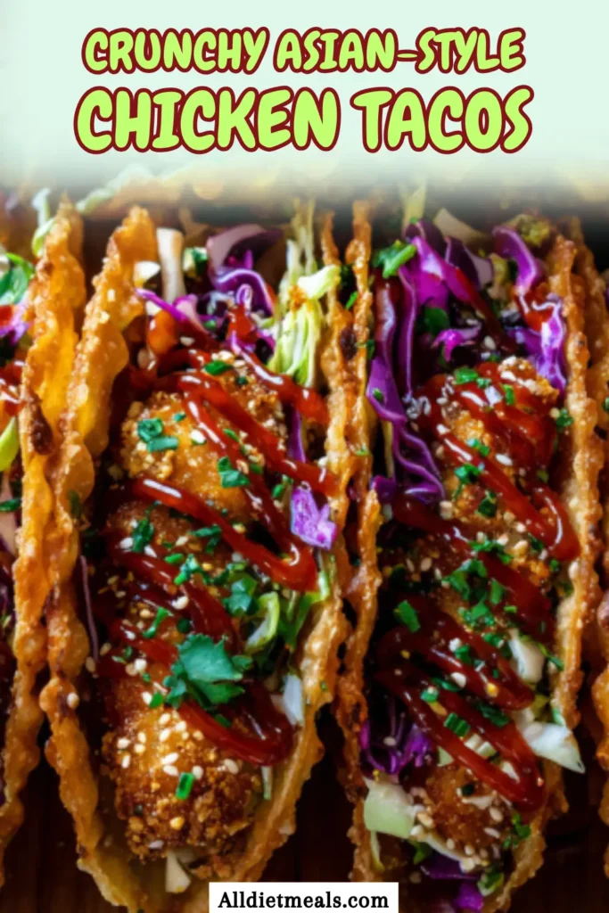 Crispy Chicken Wonton Taco Night