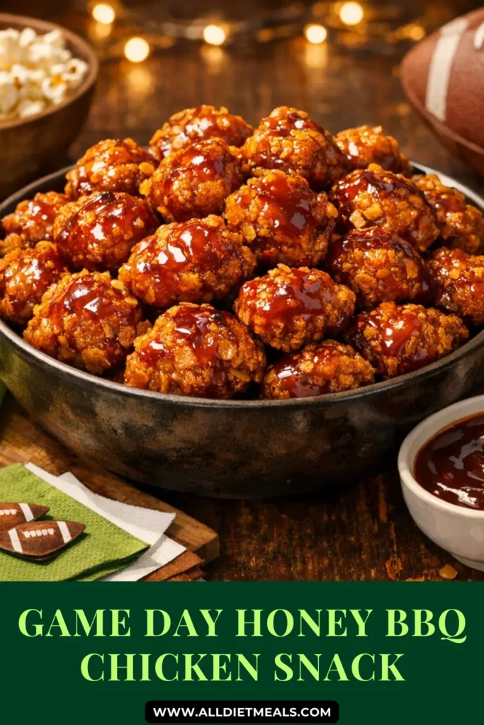 Baked Honey BBQ Chicken Bites