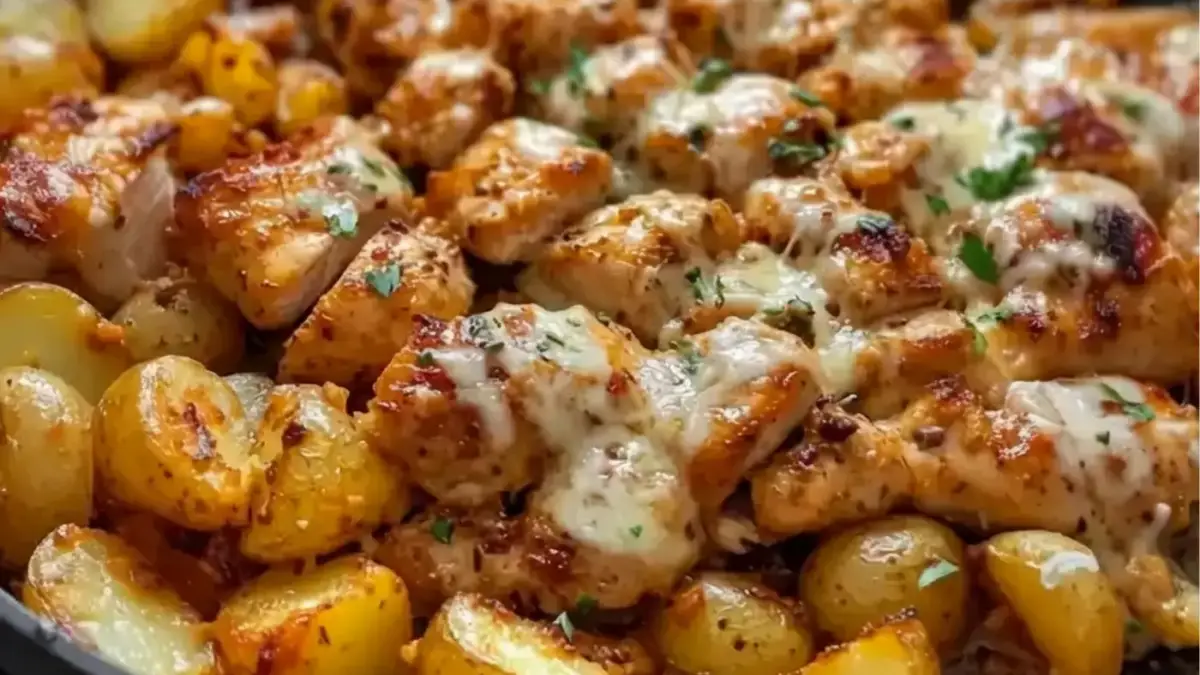 Garlic Parmesan Chicken and Potatoes