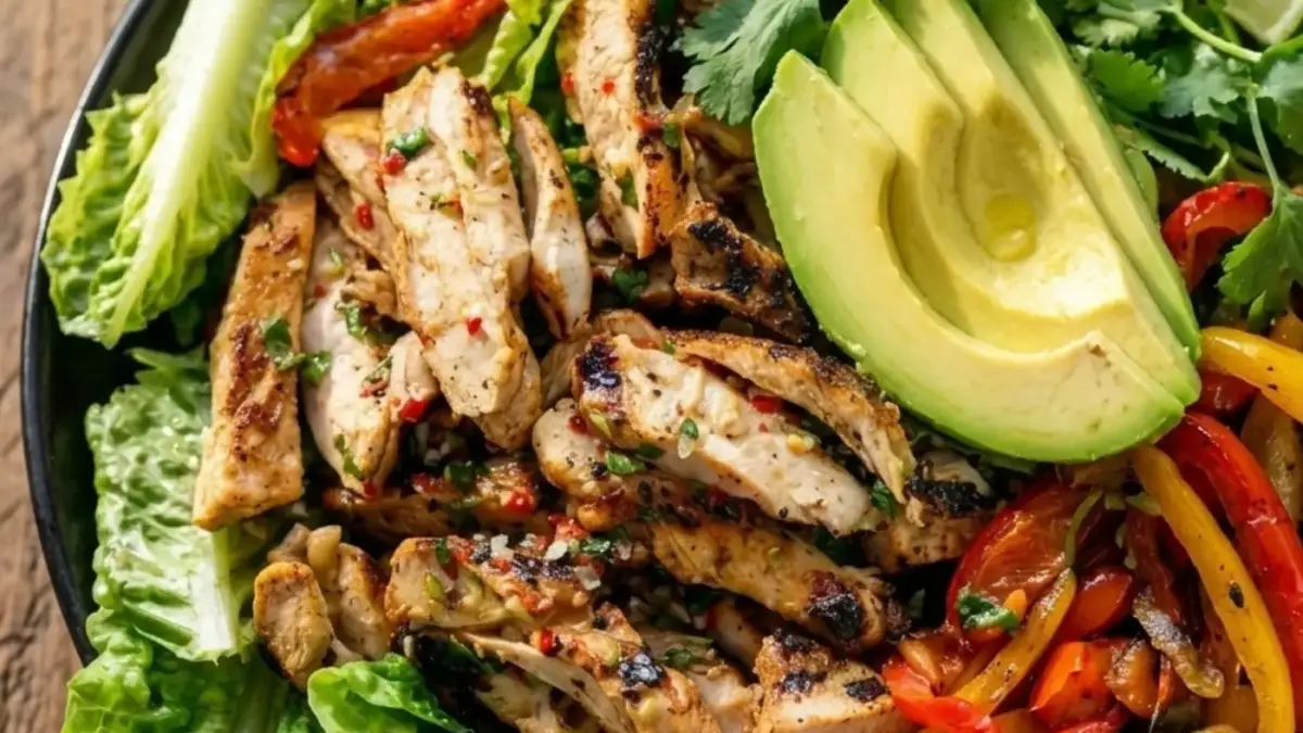 Grilled Chicken Fajita Salad
