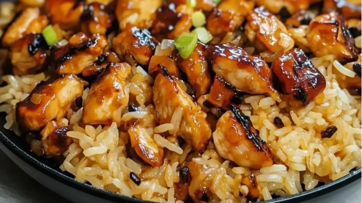 Honey BBQ Chicken Rice