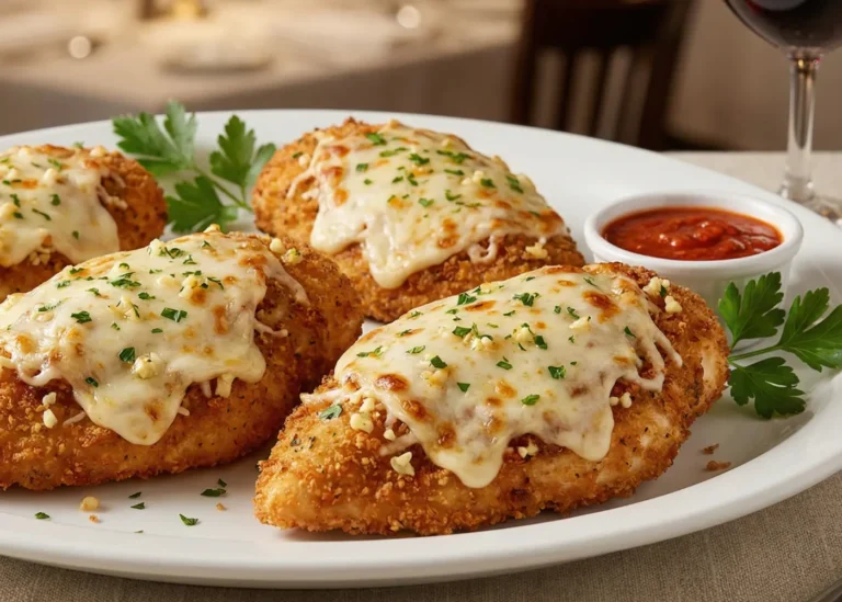 Longhorn Steakhouse Parmesan Chicken copycat that is crispy, cheesy, and so easy to make at home.