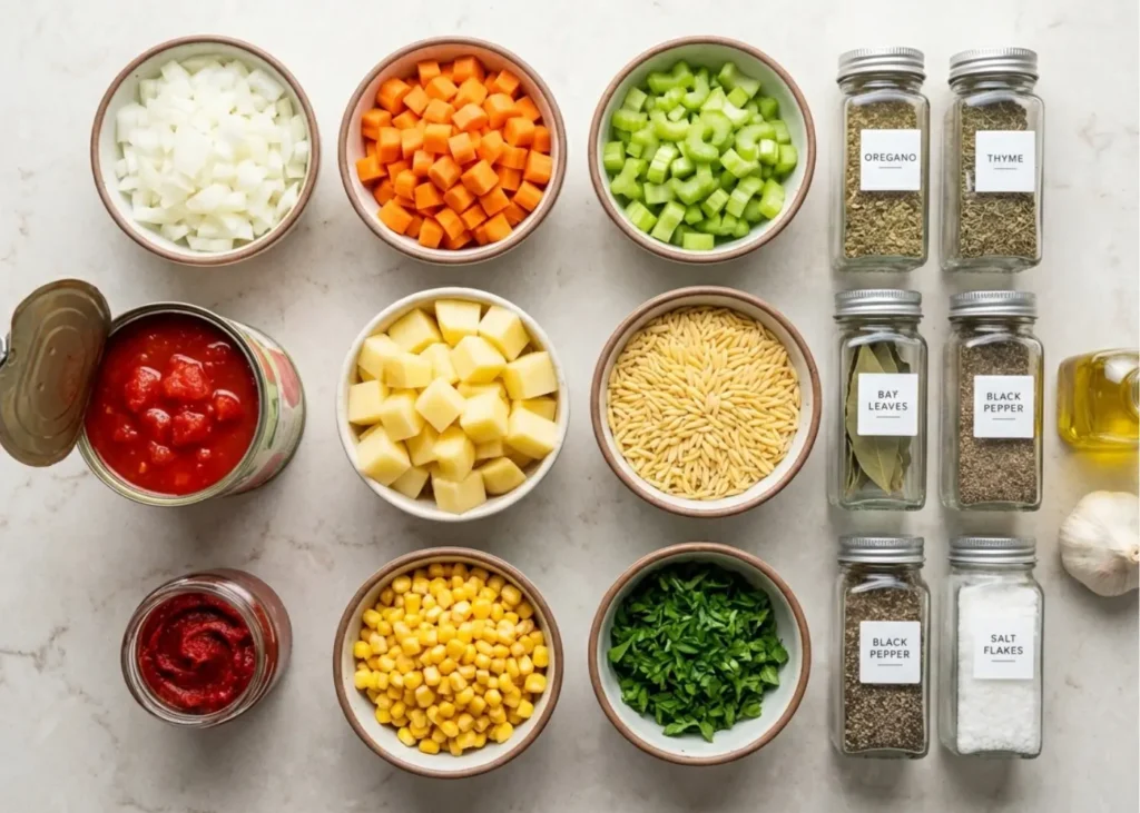 One-Pot Vegetable Orzo Soup