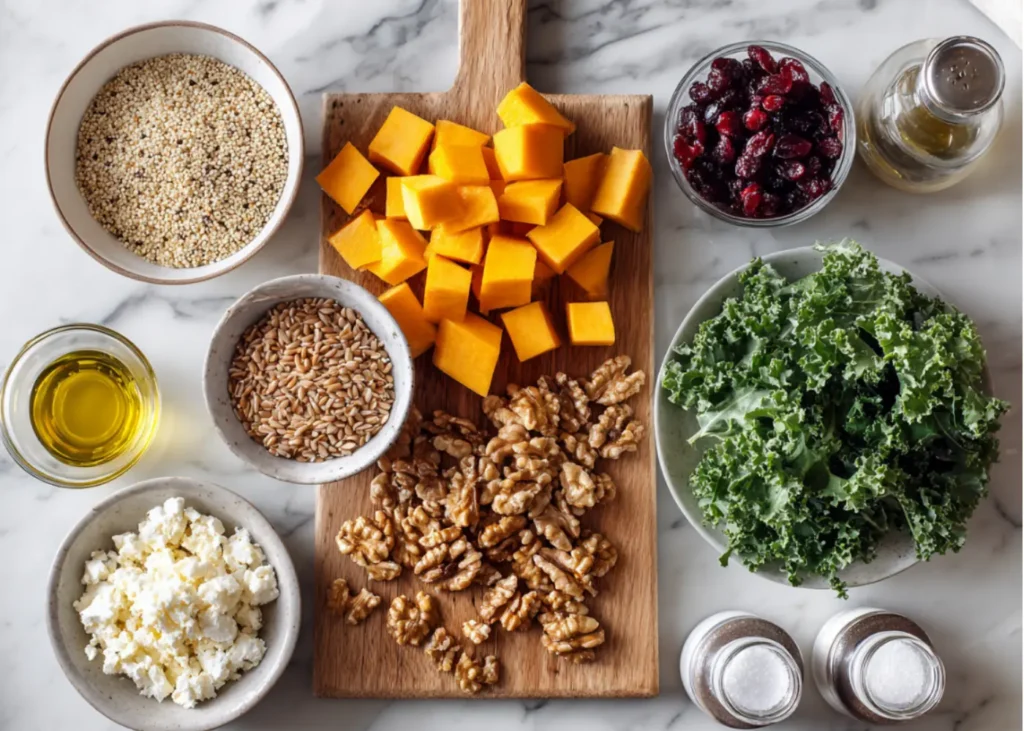 Hearty Autumn Harvest Grain Salad | Vegetarian Fall Dinner Recipe