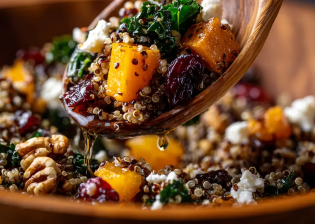 Hearty Autumn Grain Salad | Vegetarian Fall Dinner Recipe