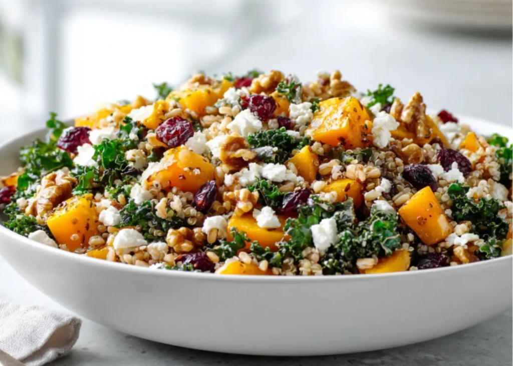 Healthy Fall Grain Bowl with Quinoa & Butternut Squash | Meal Prep