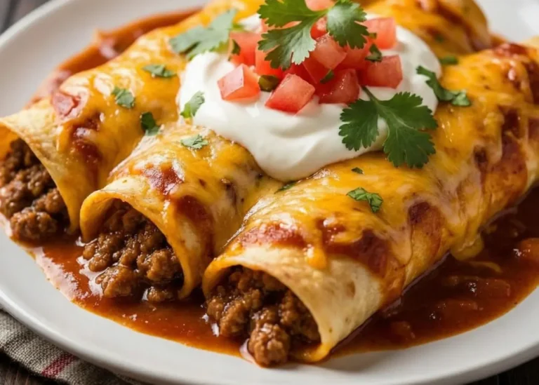 Ground Beef Enchiladas