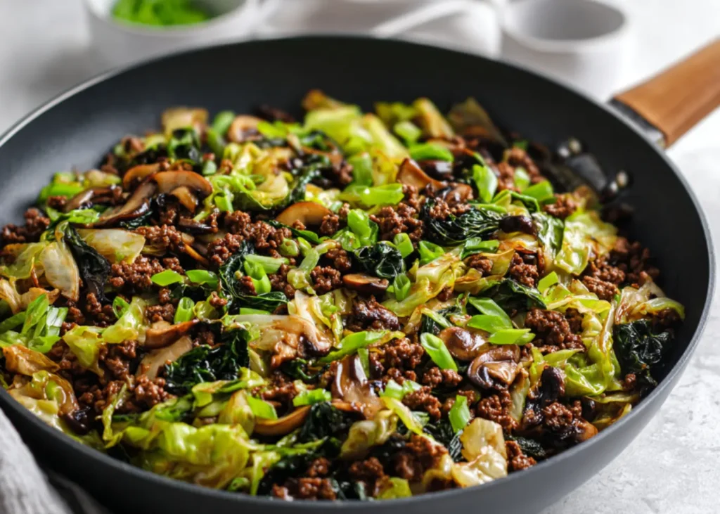 Healthy Low Carb Beef Cabbage Stir Fry | Keto-Friendly Recipe