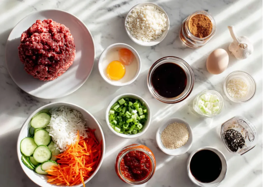 Korean Meatball Bowl Recipe | Perfect for Meal Prep & Lunch