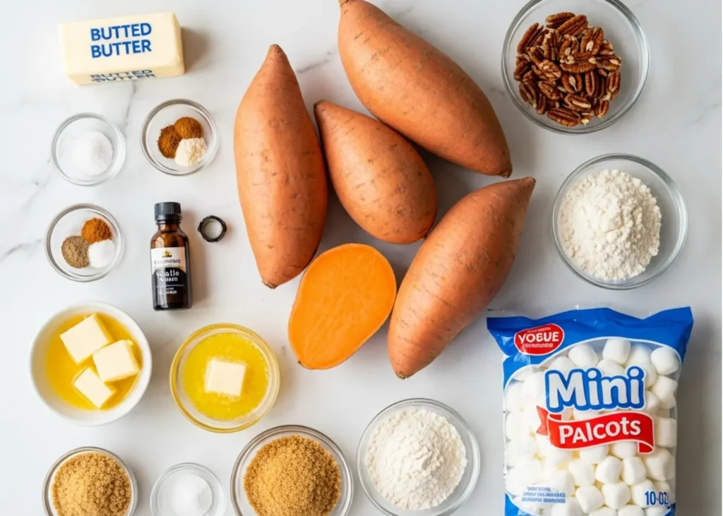 Sweet Potato Casserole Ingredients | Everything You Need